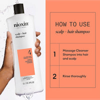 Nioxin System 4 Color Safe Cleanser Shampoo Liter