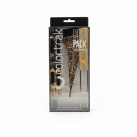 ColorTrek leopard print lip liner set in packaging on a white background