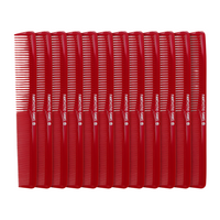 FS Red Styling Combs #400 - 1 Dozen