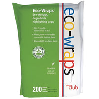 Eco-Wraps See-through Degradable Highlighting Strips - 200 Sheets