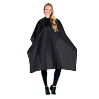 Scalpmaster Nylon Styling Cape Velcro Closure - Black