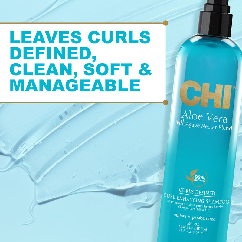 CHI Aloe Vera Curl Enhancing Shampoo 25oz
