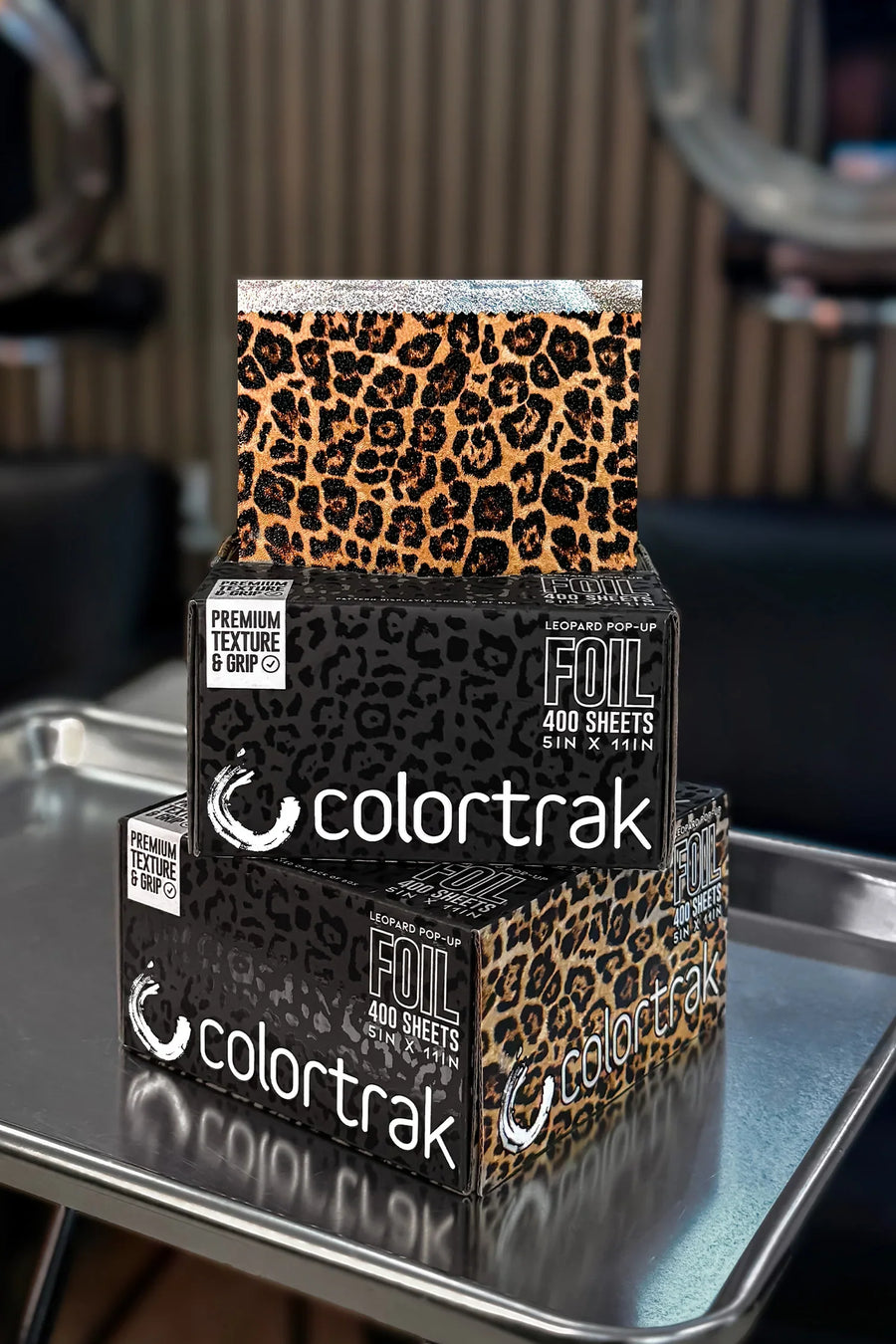 Colortrak Leopard Pop-Up Hair Foil 400CT 5"x11"