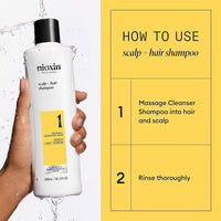 Nioxin System 1 Cleanser Shampoo 10.1oz