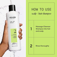 Nioxin System 2 Cleanser Shampoo 10.1oz
