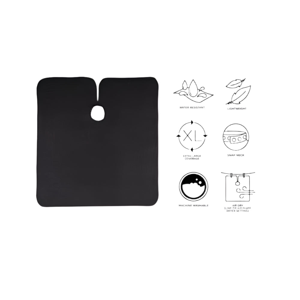 Cricket Haircutting Capes Unicloth-Black