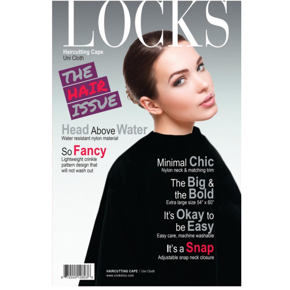 Cricket Haircutting Capes Unicloth-Black