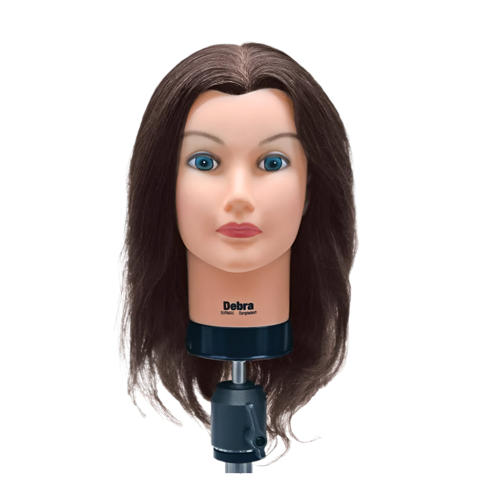 Celebrity Debra Cosmetology Human Hair Manikin