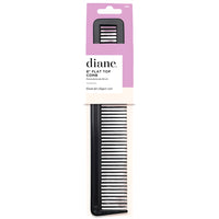 Diane Flat Top Comb 8in - Black