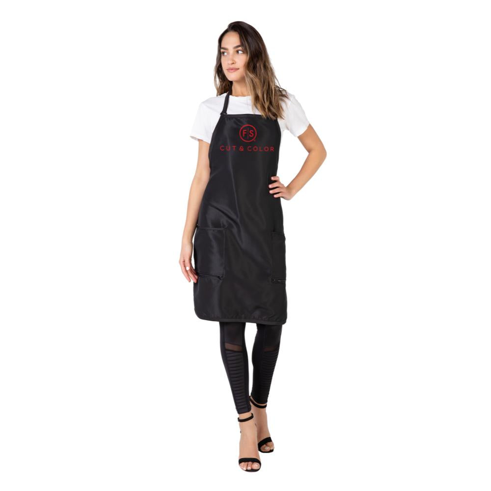 FS Apron w/Red Logo and Zippered Pockets