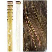 Punky Colour Mane Clip in Hair Tinsel