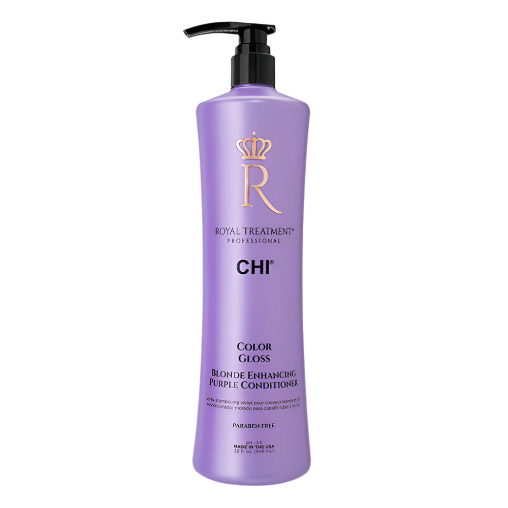 CHI Royal Treatment Color Gloss Blonde Enhancing Purple Conditioner 32oz