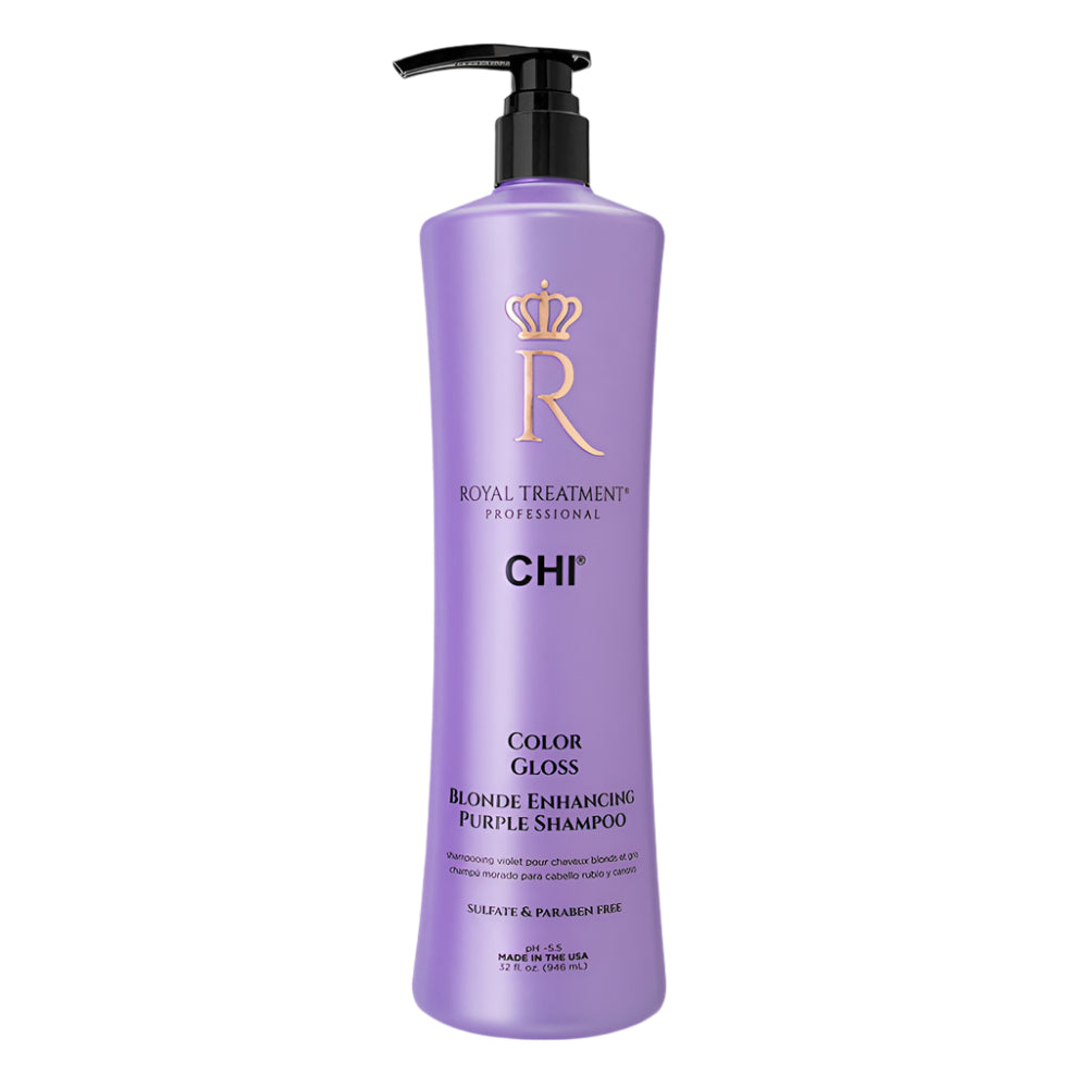CHI Royal Treatment Color Gloss Blonde Enhancing Purple Shampoo 32oz