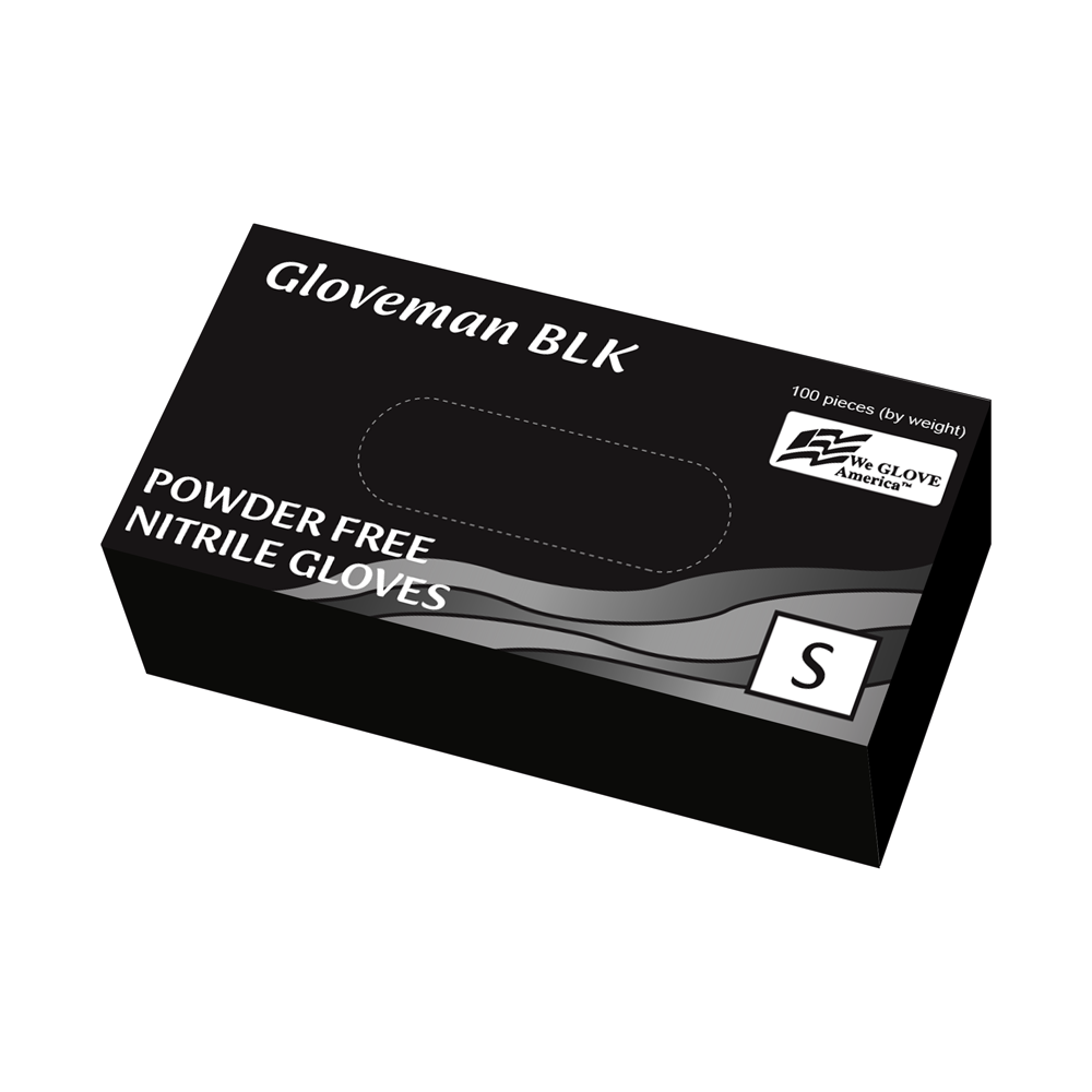 Gloves Powder-Free Nitrile Gloves - Black