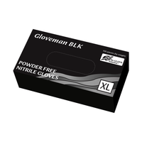Gloves Powder-Free Nitrile Gloves - Black