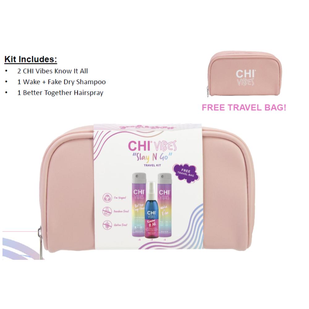 CHI VIBES "Slay N Go" Travel Kit