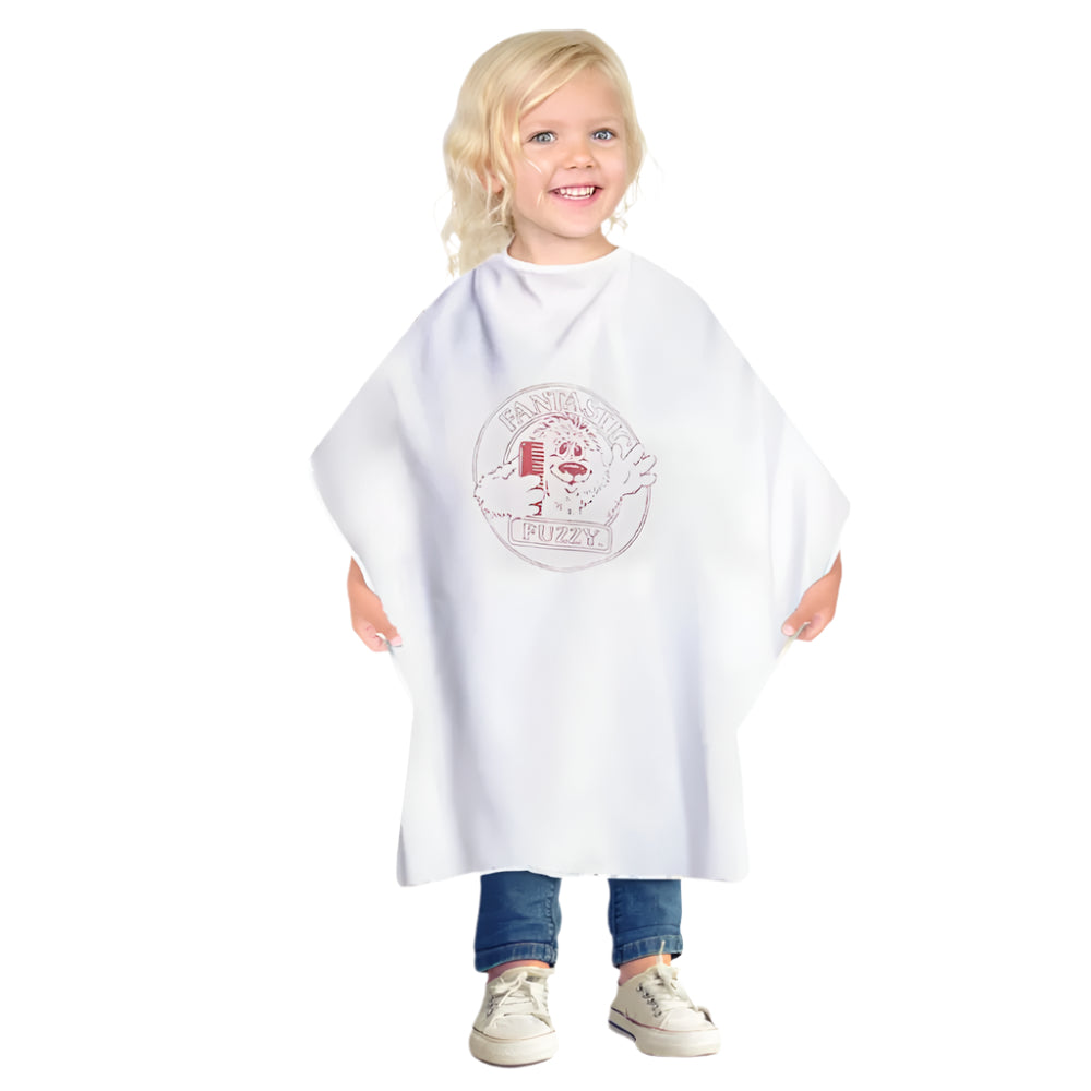 FS Kids Fuzzy Nylon Cape- White