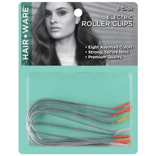 Hairware Electric Roller Clips (8 Clips) - beautysupply123