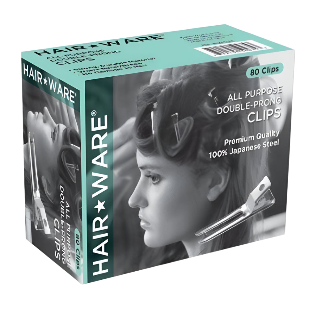 HairWare All Purpose Double-Prong Clips