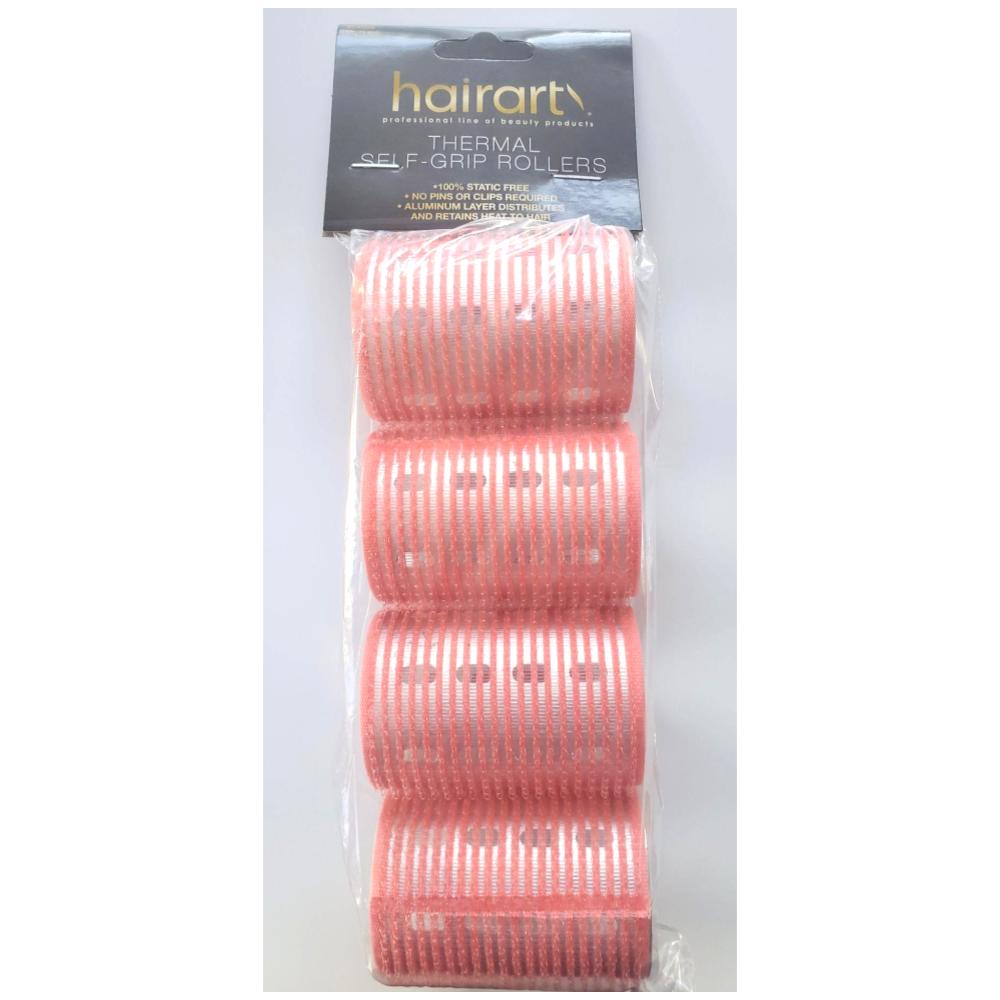 Hair Art Thermal Self Gripping Roller Jumbo 1 1/2" Pink