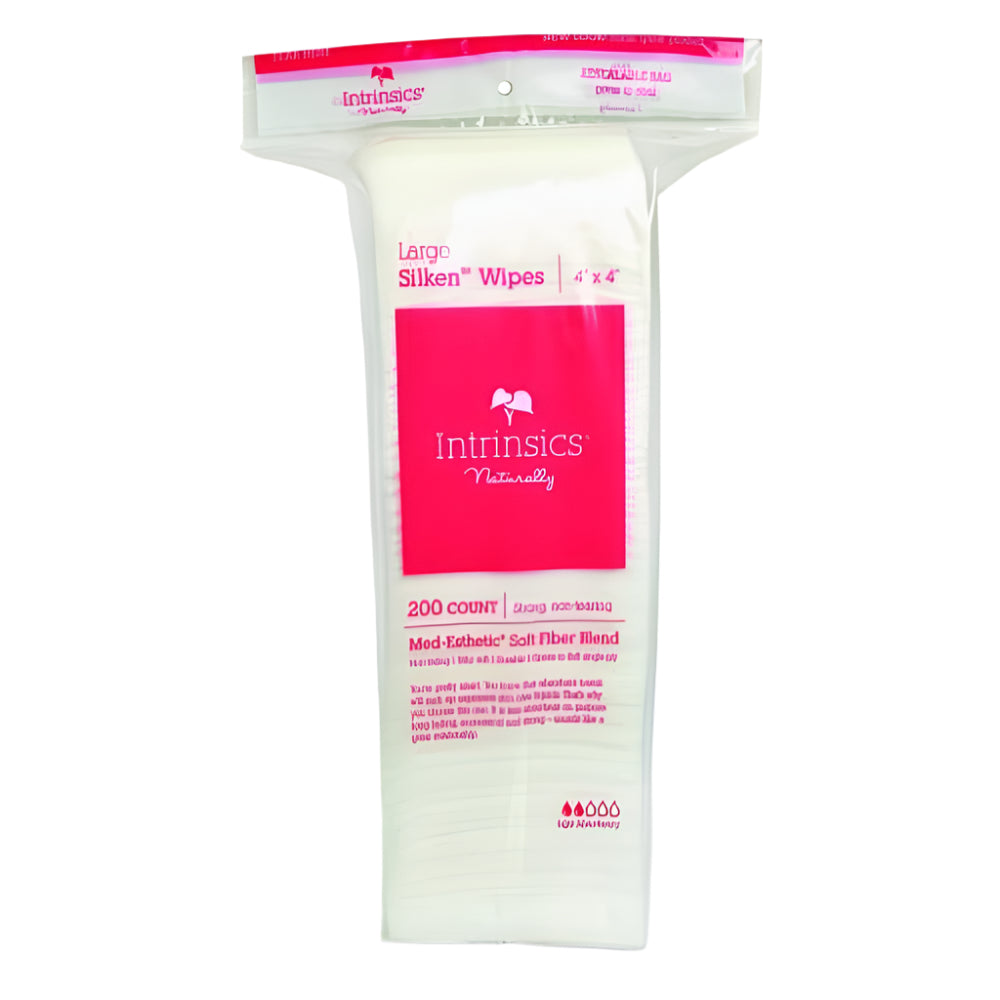 Intrinsics Large Silken Wipes - 4" x 4" - 200 ct