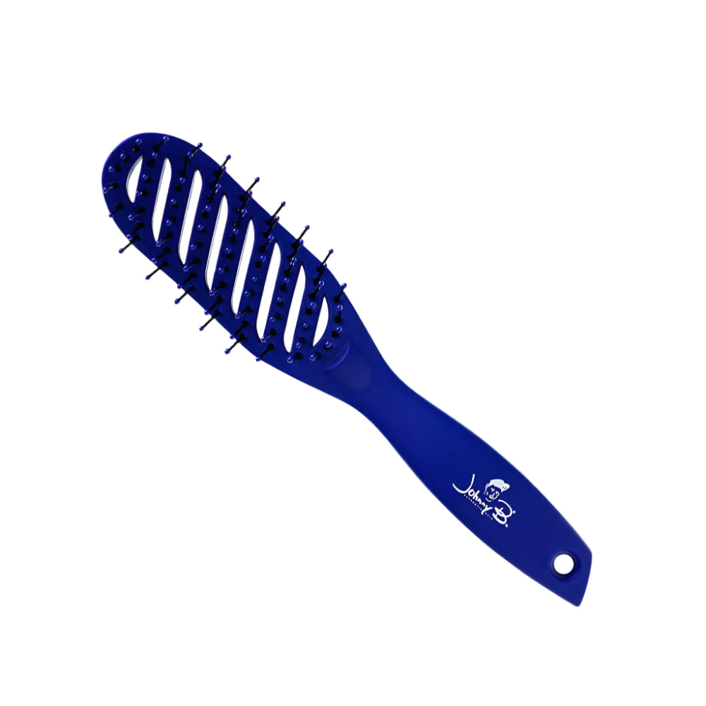 Johnny B Feels Vent Brush- Blue