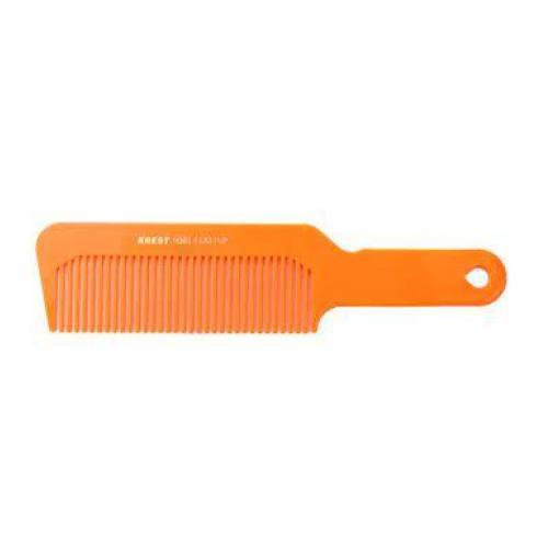 Krest Neon Flattop Comb Orange - beautysupply123