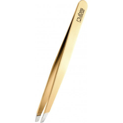 Rubis Gold Tweezer - 3-3/4" - beautysupply123
