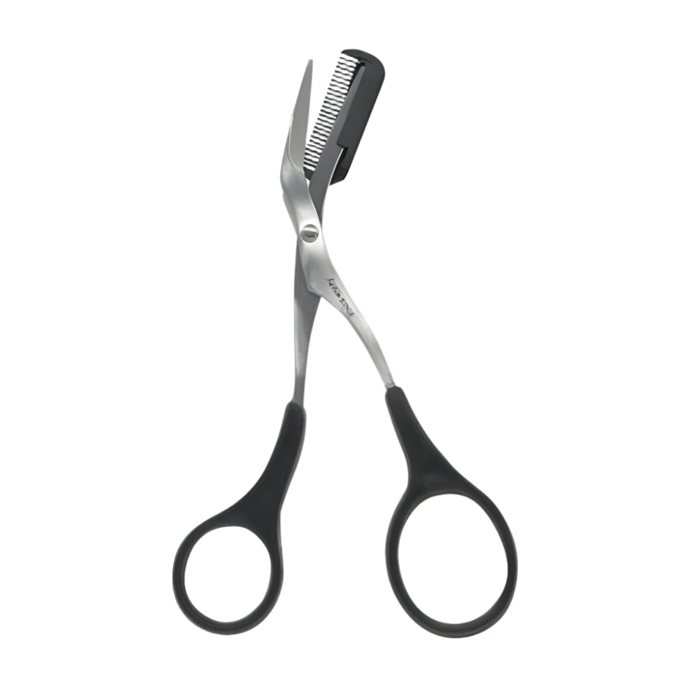 Satin Edge Eyebrow Scissor with Comb