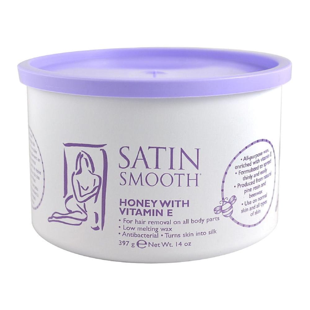 Satin Smooth Honey Wax with Vitamin E 14 oz