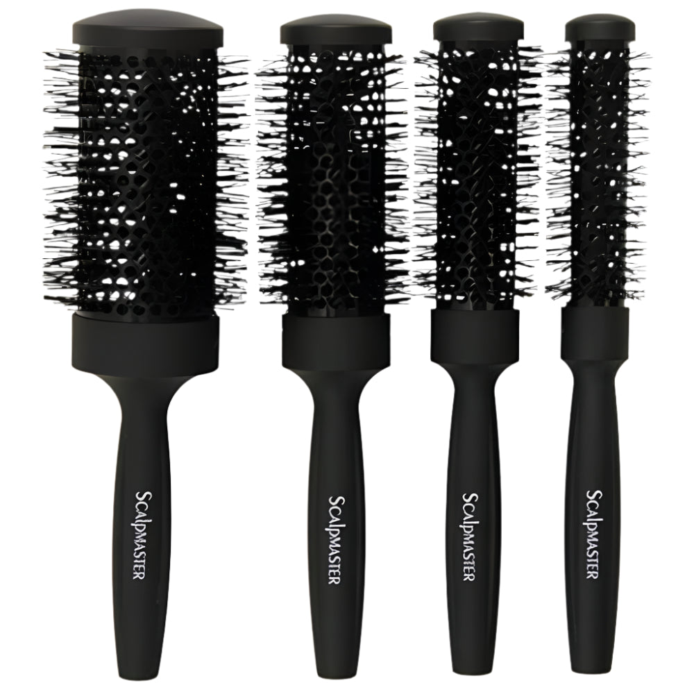 Scalpmaster 4 Piece Round Thermal Brush Set