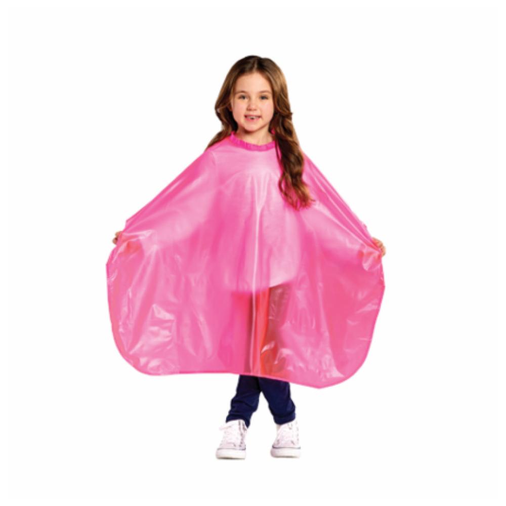 Scalpmaster Kiddie Shampoo Cape - Pink