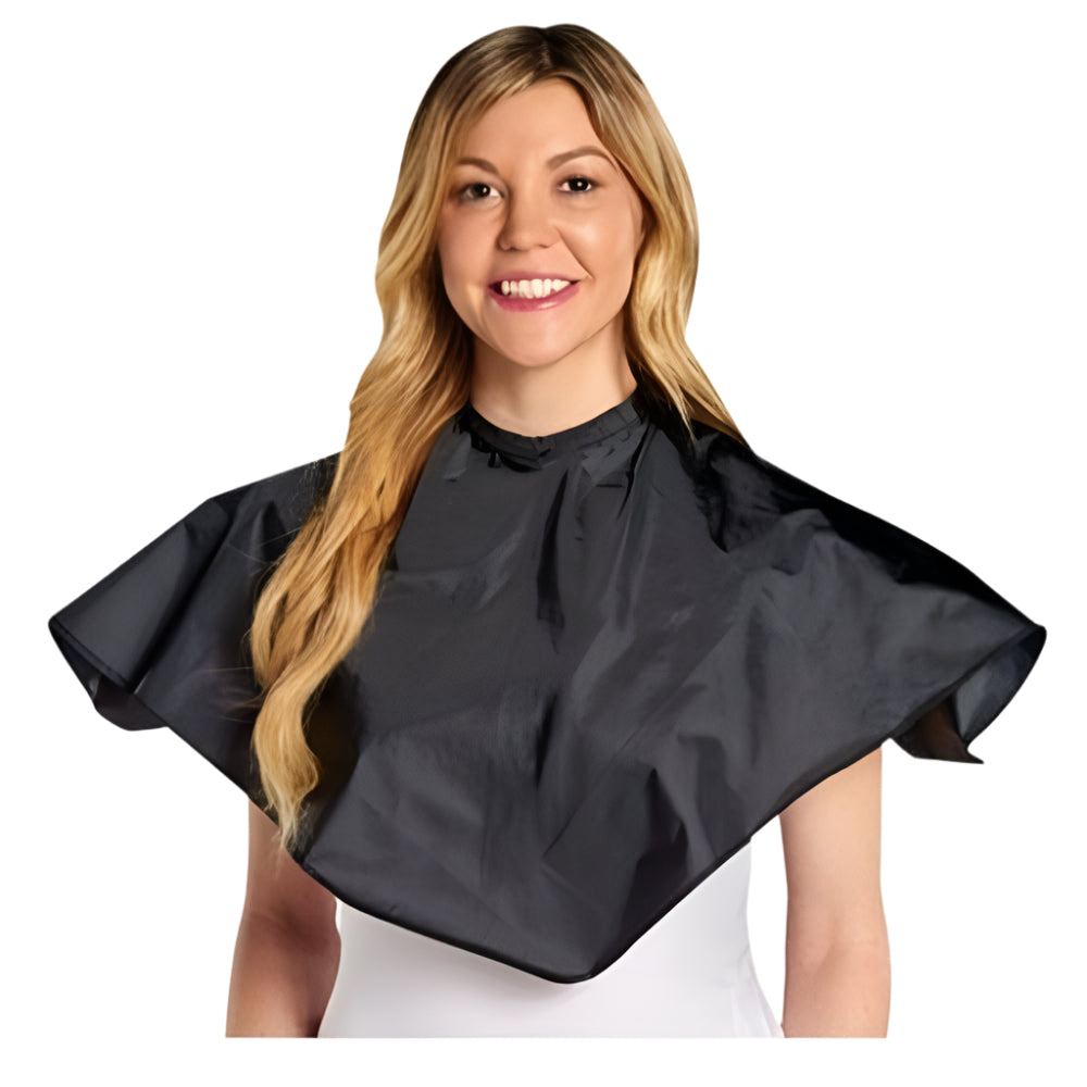 Scalpmaster Nylon Comb-Out Cape - Black