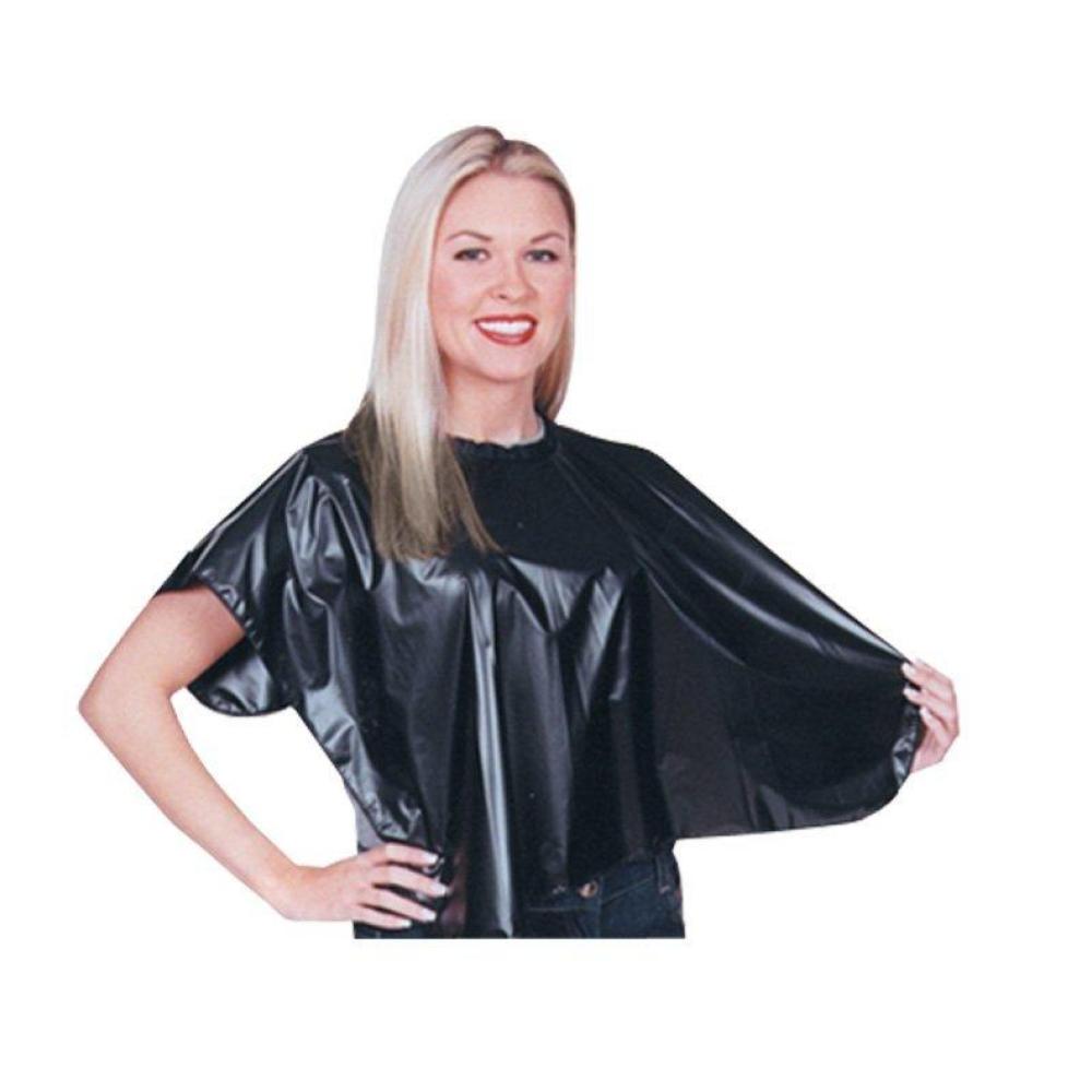 Scalpmaster Vinyl Comb-Out Cape - Black