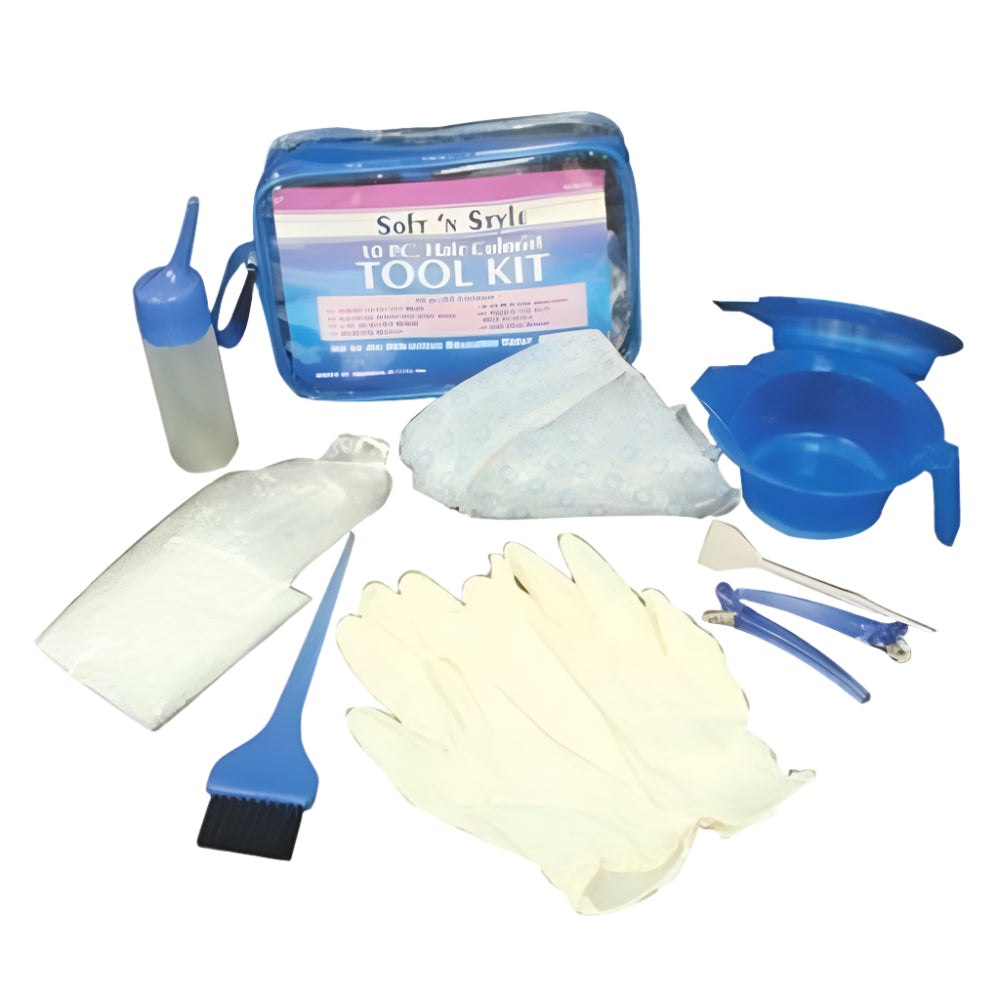 Soft 'N Style Hair Colorist Kit, 10 Piece