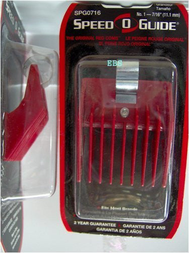 Speed-O-Guide SP-SPG0716 No 1 Clipper, Red - beautysupply123