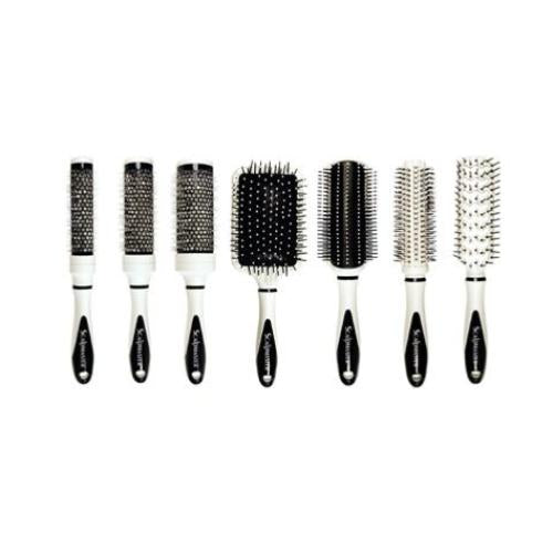 Scalpmaster 7 pc Ceramic Brush Set w/Carry Case