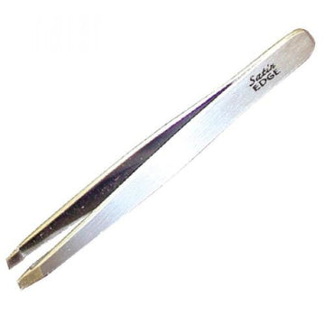 Satin Edge Slant Tip Tweezer - beautysupply123
