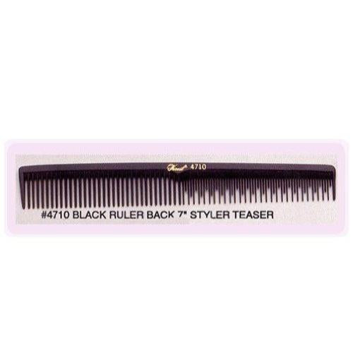 Krest  7" Styler Teaser Comb #4710 Black
