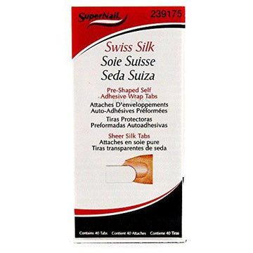 Supernail Swiss Silk Wrap Self Adhesive Tabs - beautysupply123