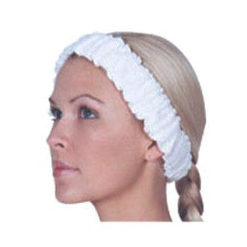 Scalpmaster Elasticized Spa Headband - White