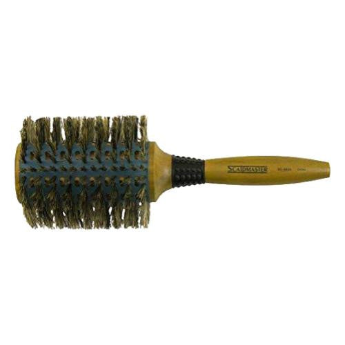 Scalpmaster Ceramic Boar Bristle Vented Round Brush 4"