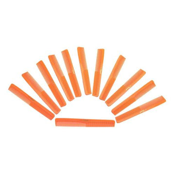 Cleopatra Neon Orange Styling Combs #400 - 1 Dozen