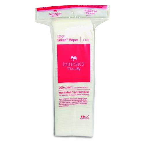 Intrinsics Large Silken Wipes - 4" x 4" - 200 ct