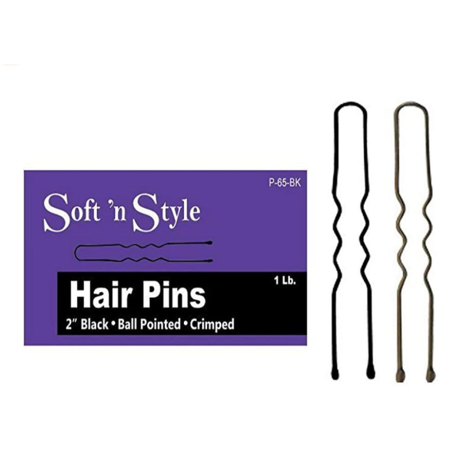 Soft 'N Style Hair Pin Box 2 lbs - Black