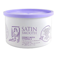 Satin Smooth Honey Wax with Vitamin E 14 oz