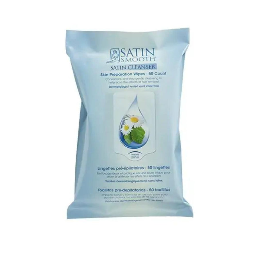 Satin Smooth Skin Prep Wipes - 50ct