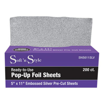 Soft 'N Style Embossed Pop up Foil Sheets 5" x 11" - 200 ct