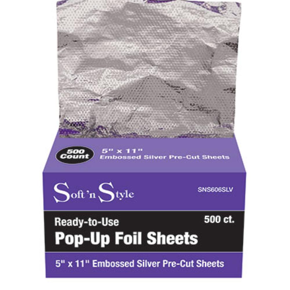 Soft 'N Style Embossed Pop up Foil Sheets 5" x 11" - 500 ct