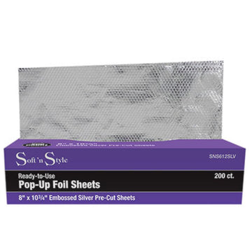 Soft 'N Style Embossed Pop up Foil Sheets 8" x 10.75" - 200 ct